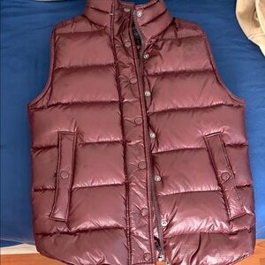 J. Crew Kids Puffer Vest - Burgundy